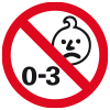 Achtung! Nicht geeignet für <br/>Kinder unter 3 Jahren.<br/>Erstickungsgefahr durch<br/>verschluckbare Kleinteile. Nicht geeignet für Kinder unter 3 Jahren. Kleinteile